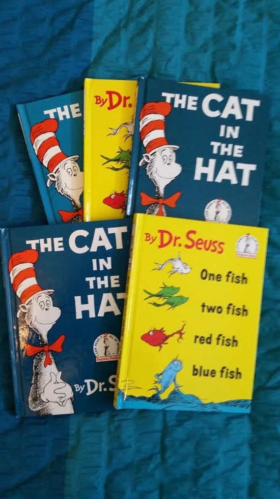 COVER ONLY The Cat in the Hat One Fish Two by SnugglePacks on Etsy