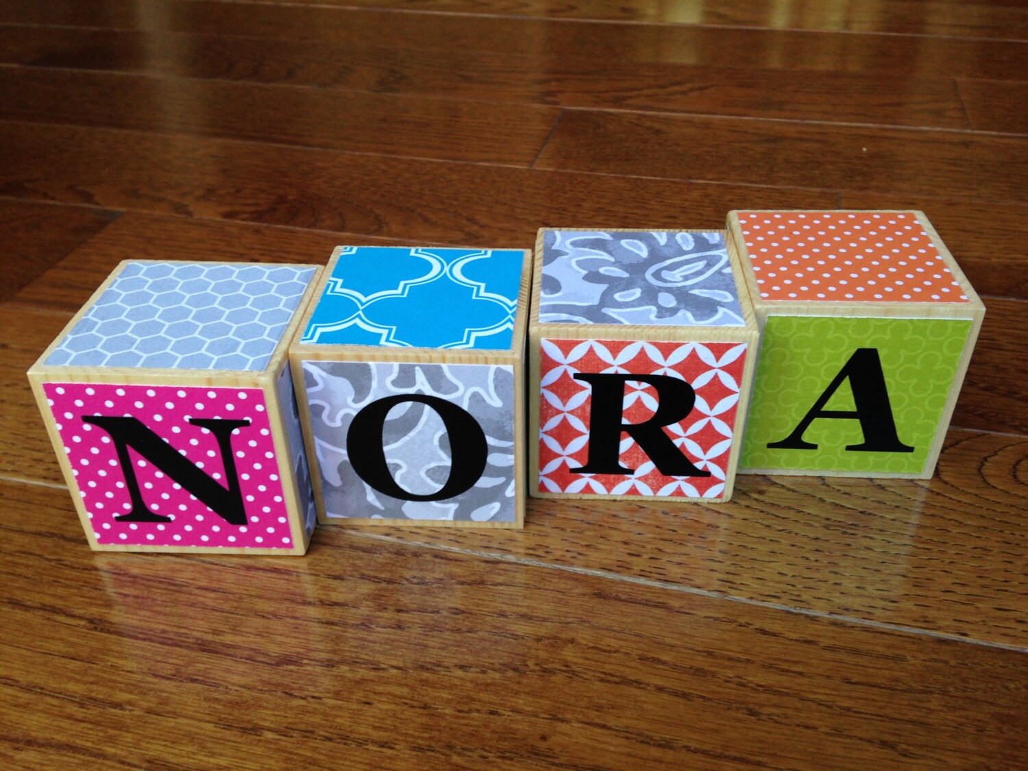 Personalized Baby Name Blocks