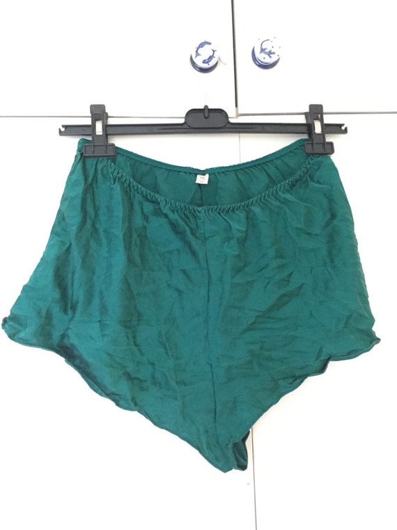 Items similar to Dark Green Silk French Knickers on Etsy