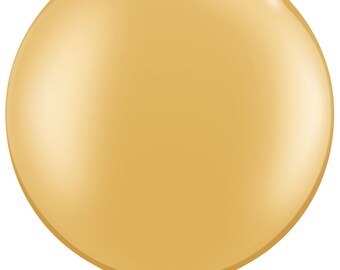 36 inch giant Gold Balloon - 36" Latex balloon-