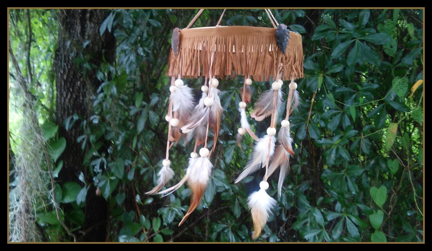 Feather Mobile Boho bohemian baby nursery native by dieselboutique