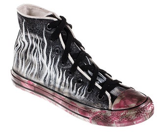 fire shining shoes