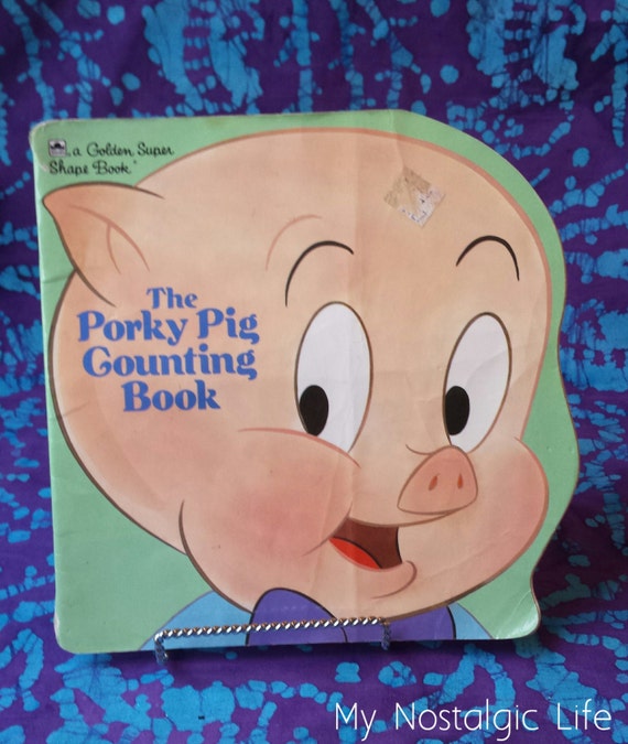 Book The Porky Pig Counting Book A Golden Super Shape Book