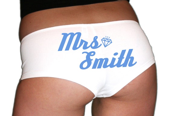 Blue Panties. Bridal Panties. Bachelorette Gift. Bridal Underwear ...