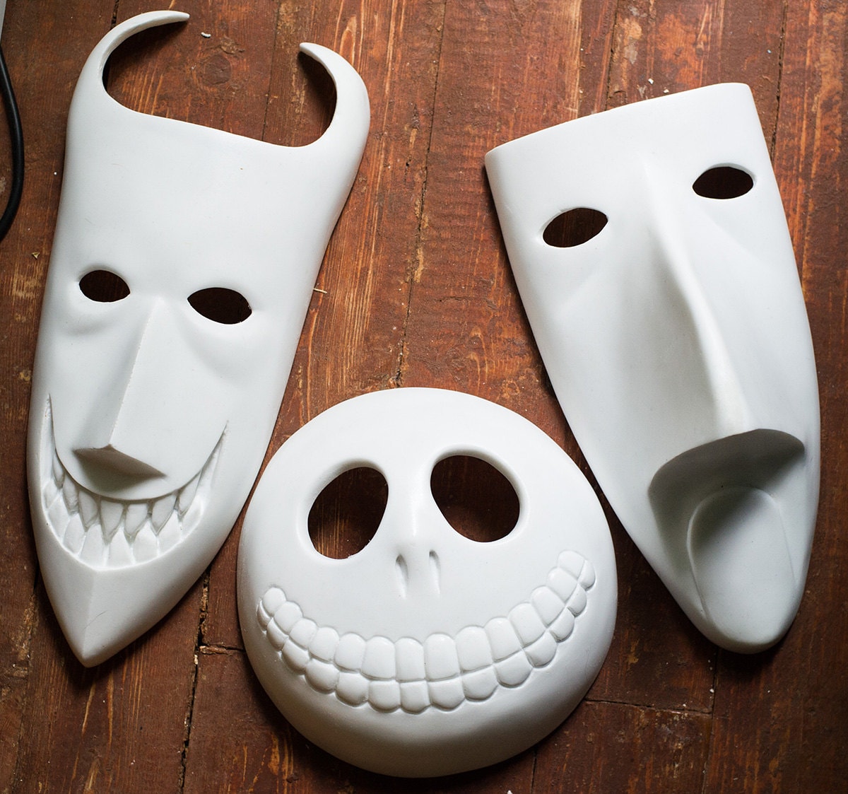 inspired Lock Shock Barrel masks UNPAINTED by Maskforsale on Etsy
