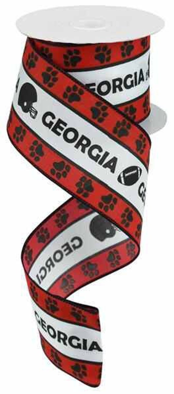 Georgia Bulldog Print Ribbon