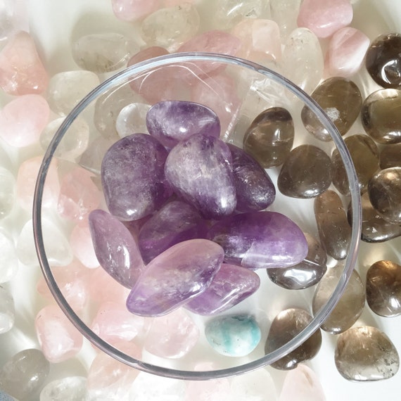 Items similar to Vix Crystal Mix with Amazonite, Clear Quartz, Rose ...