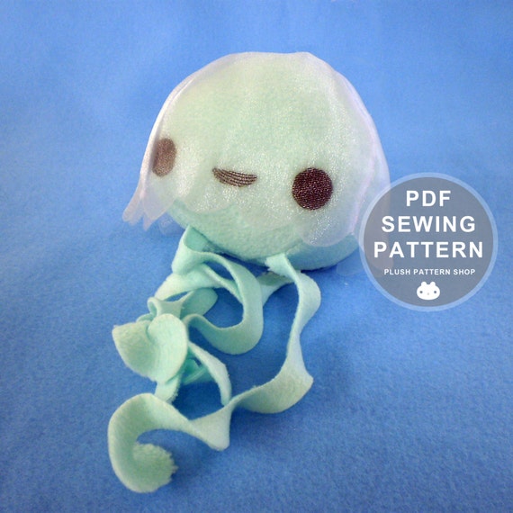 PDF Pattern Jellyfish Plush Sewing Pattern by