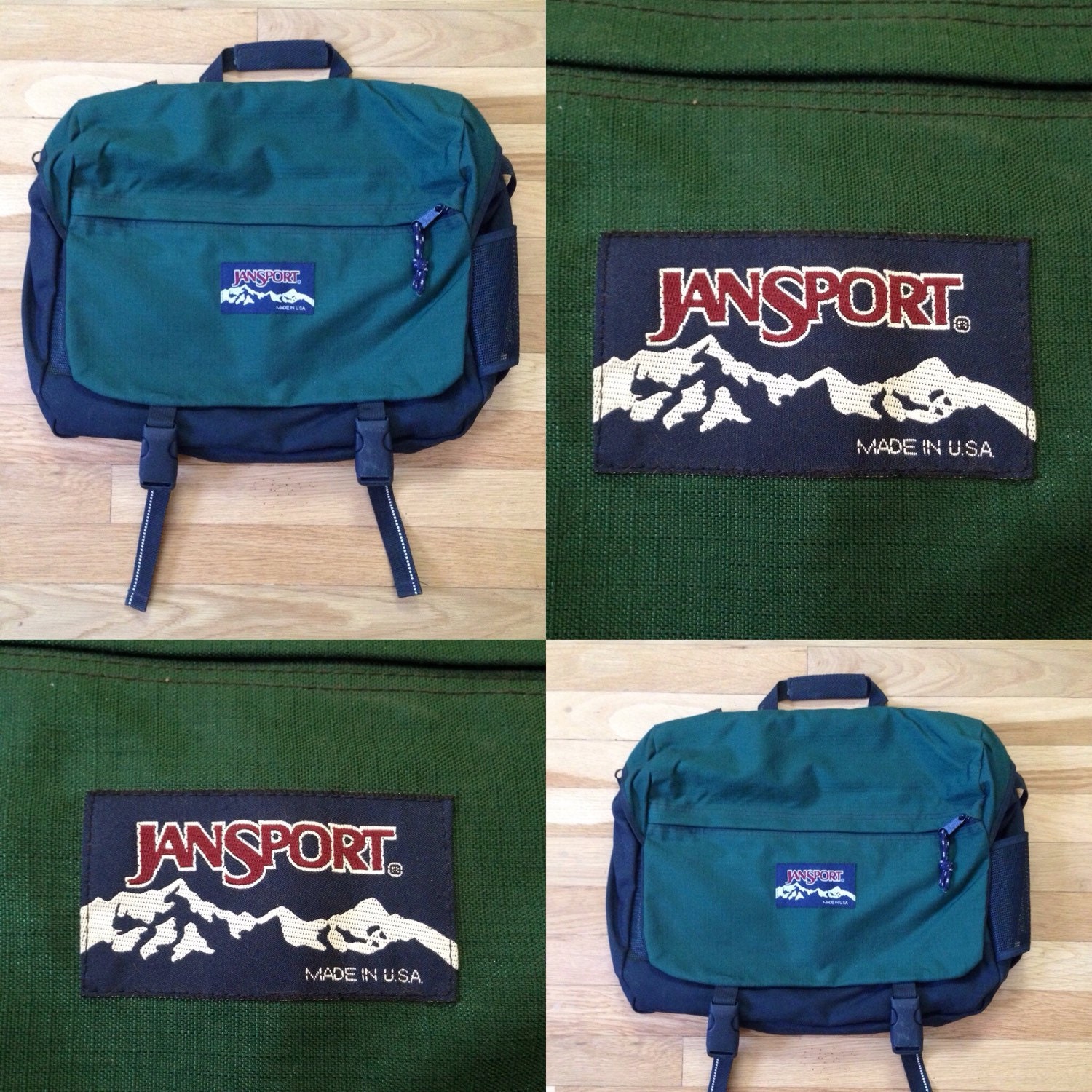 Old School JanSport Messenger Bag Made In USA
