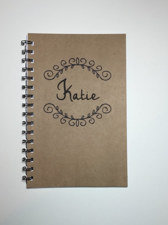 Custom Journal Custom Notebook Name Personalized Journal