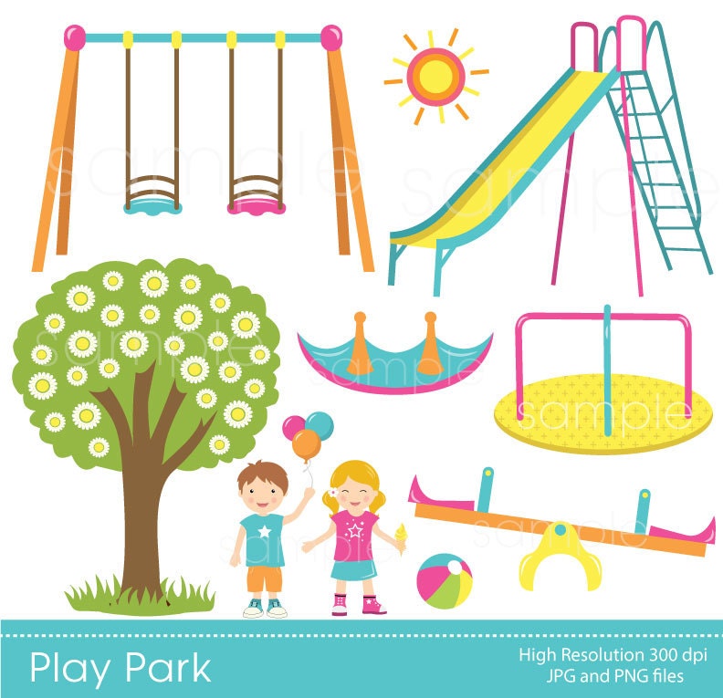 Clip Art Playground Clipart playground clipart etsy play park swings ride clp art only for personal use