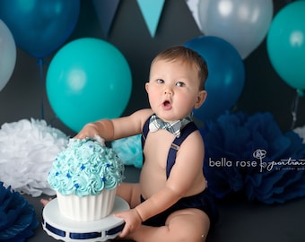 Baby boy first birthday outfit, boy cake smash outfit, baby boy suspenders and bow tie, first birthday boy outfits, little boy birthday