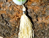 White & Green Geode Drusy Slice Pendant chain optional choose length boho gypsy tassel silver plated statement stone holiday lime long White & Green Geode Drusy Slice Pendant chain optional choose length boho gypsy tassel silver plated statement stone holiday lime long