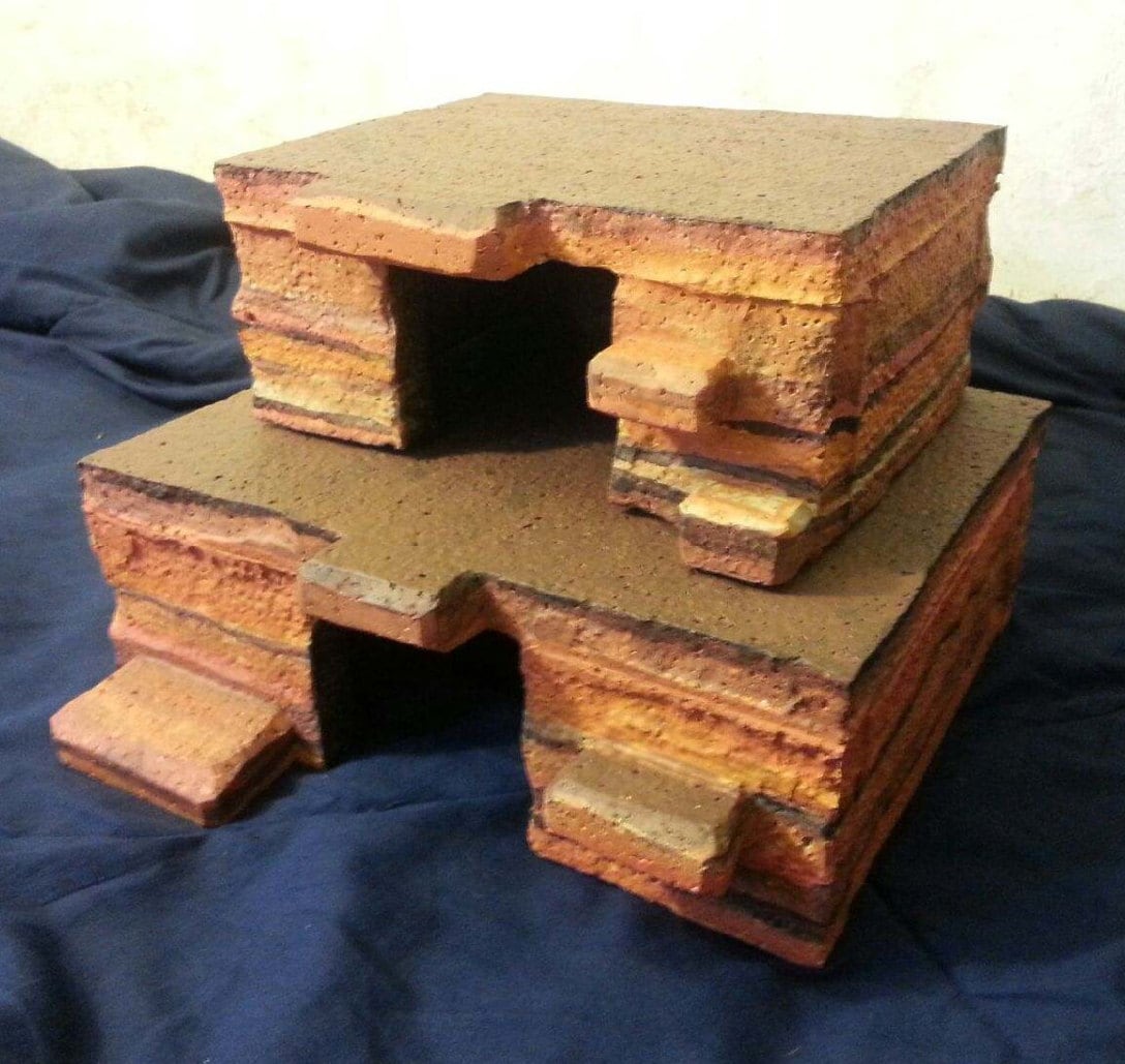 herphomes lizard hide reptile cave basking hide by Herphomes