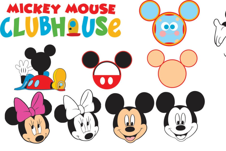 Mickey Mouse Clubhouse SVG for Cricut by RealLifeImagesSVG on Etsy