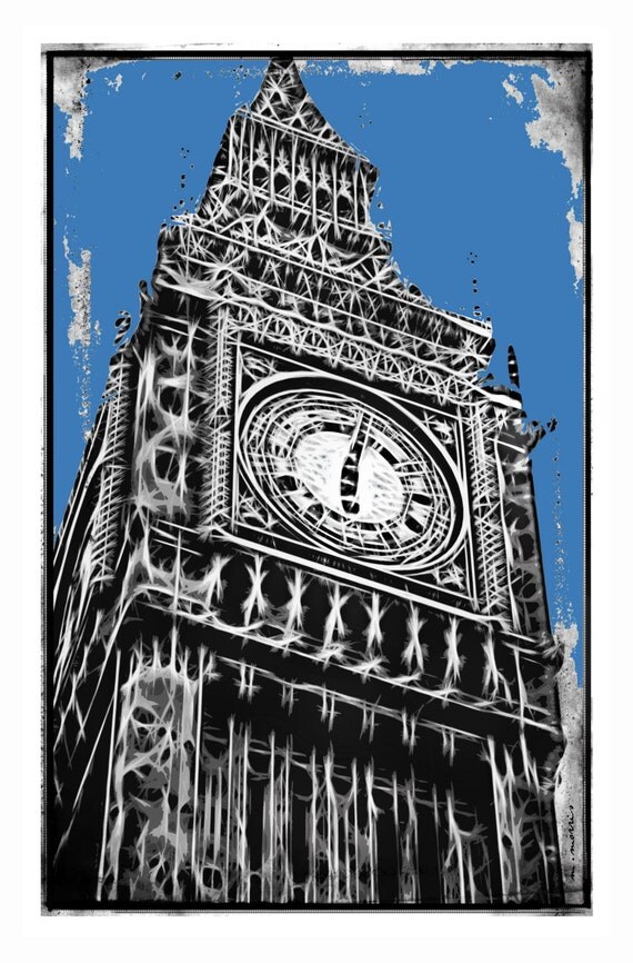 Items similar to Cool Prints, London Cityscape, London Prints