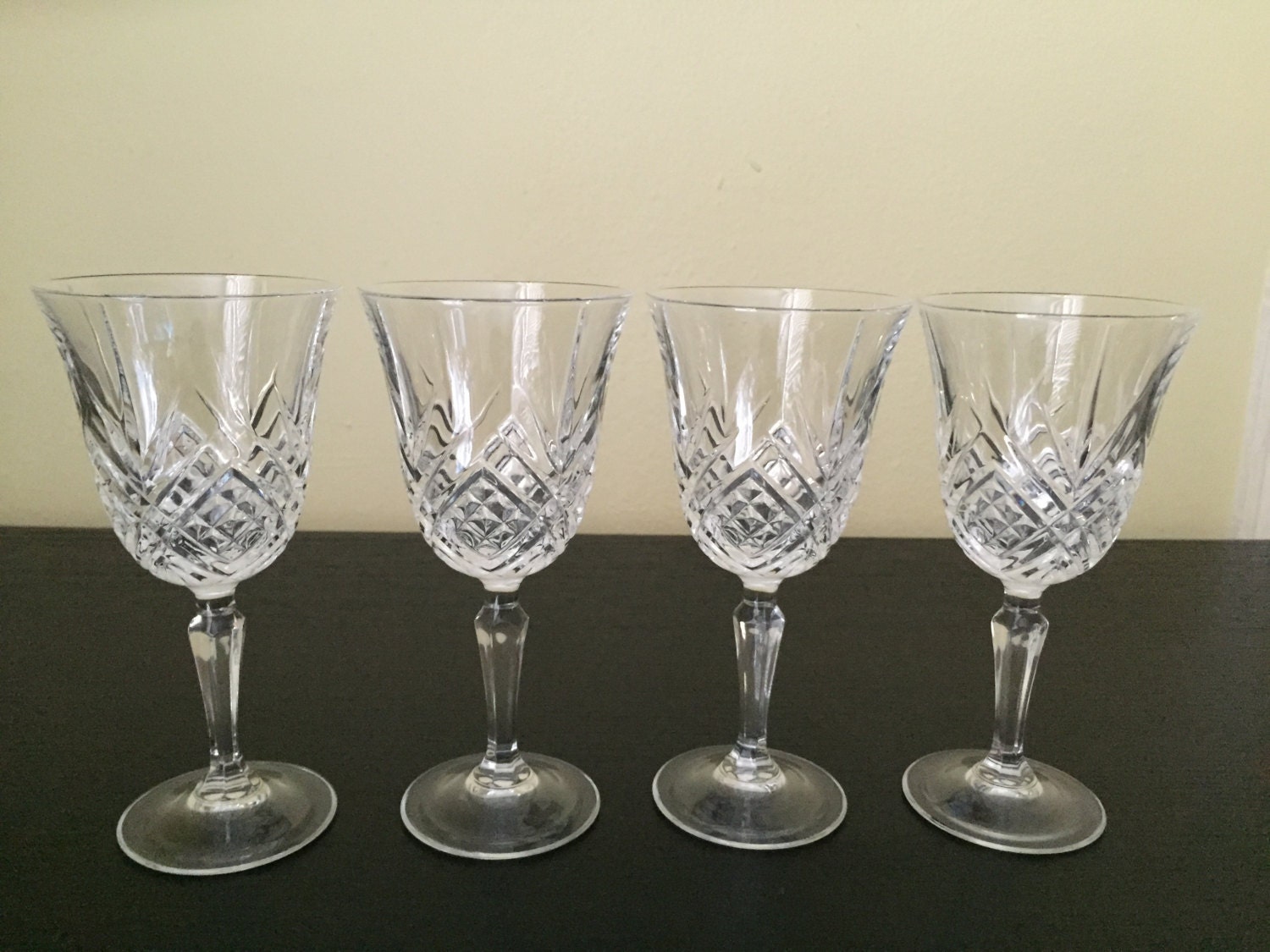 Vintage Wine Goblets 3