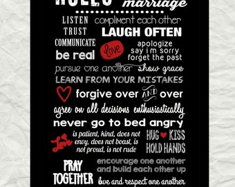  Marriage  rules  Etsy