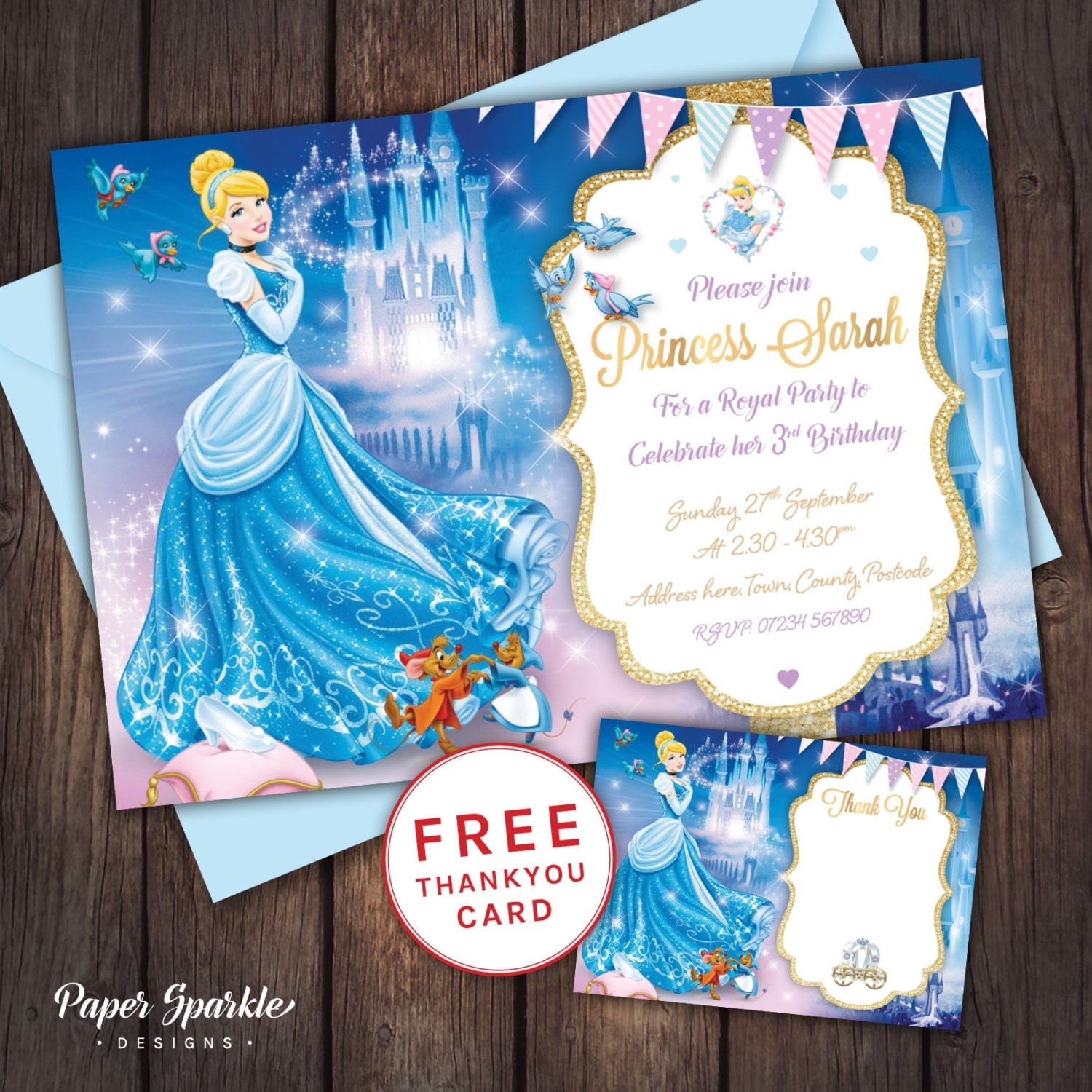 Cinderella Invitation Cinderella Party By Papersparkledesigns 1358