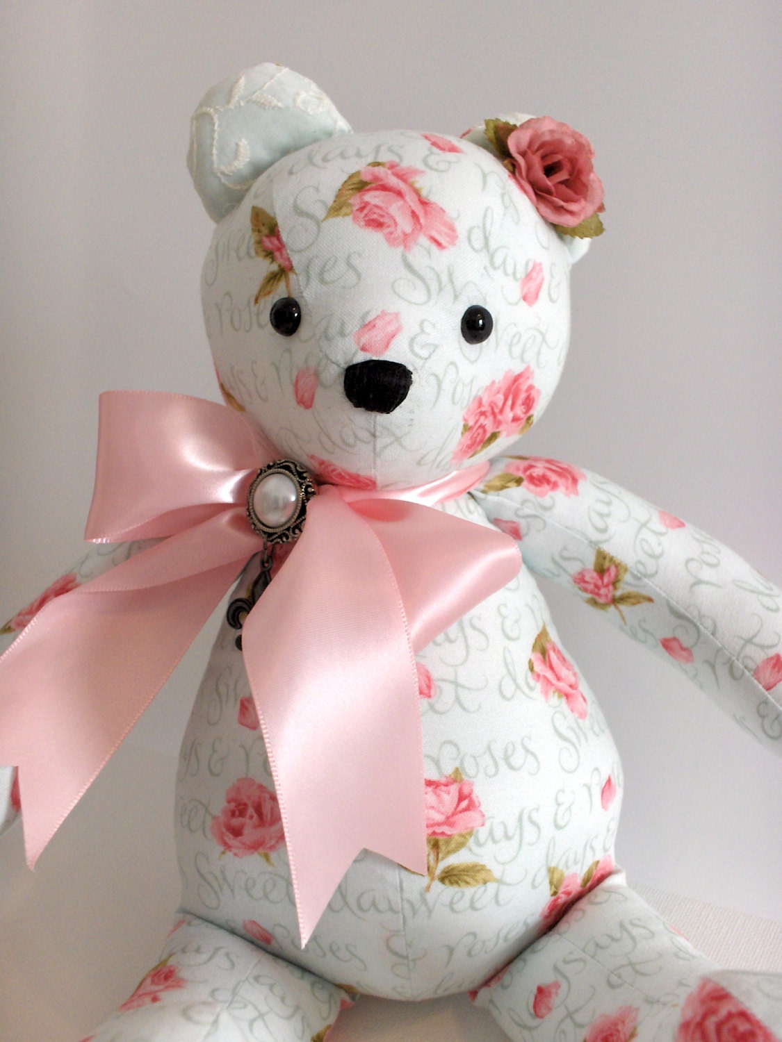 Josephine Teddy Bear Shabby Chic Teddy Bear Cottage Chic
