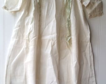 Antique Vintage Baby Christening Baptism gown dress Cottage Chic decor