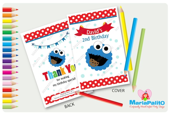 6 Cookie Monster Coloring Books, Personalized Coloring Books, Sesame ... 6 Cookie Monster Coloring Books, Personalized Coloring Books, Sesame ...