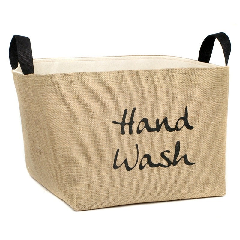 SALE Hand Wash Rustic Laundry Basket