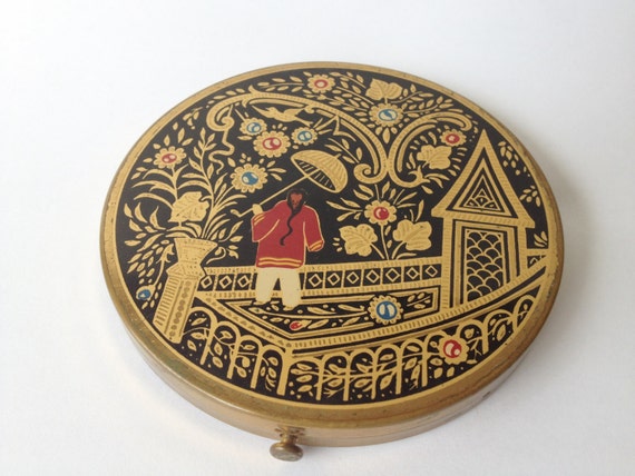 Shop Gold Compact Mirror on Wanelo