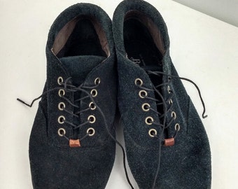 bass black suede shoes
