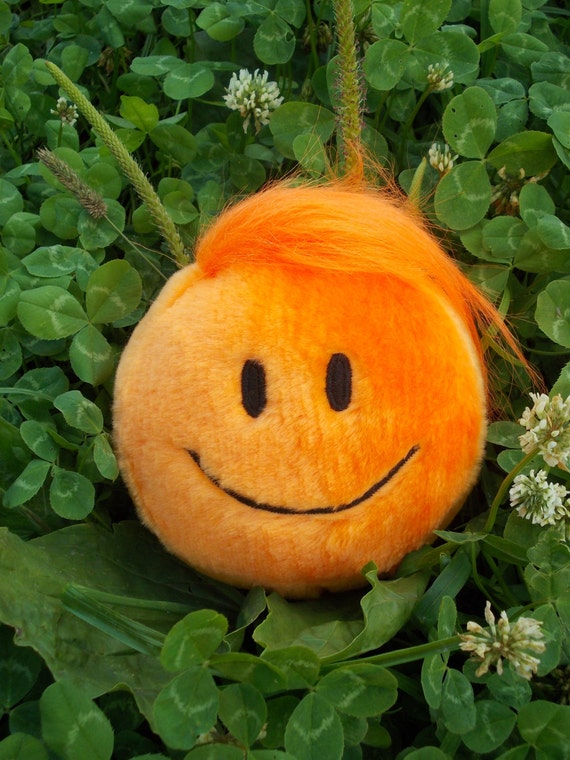 happy face plush