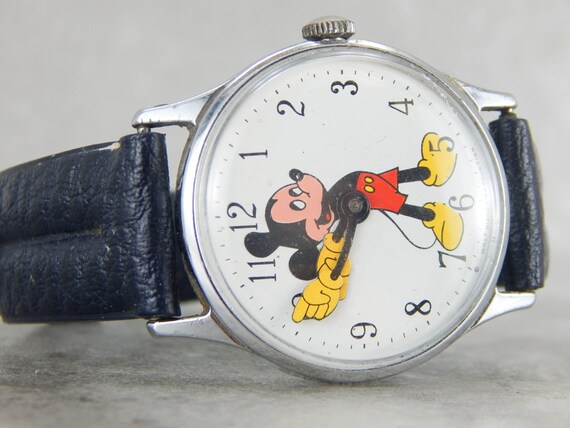 vintage timex mickey mouse watch