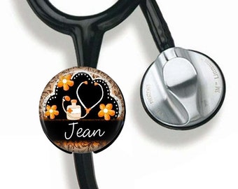 Stethoscope Name Tag, Nurse RN LVN Personalized ID Tag, Gift for Nurse, Medical Field, Nurse Gift, Hospital Identification Tag, Gift for Her