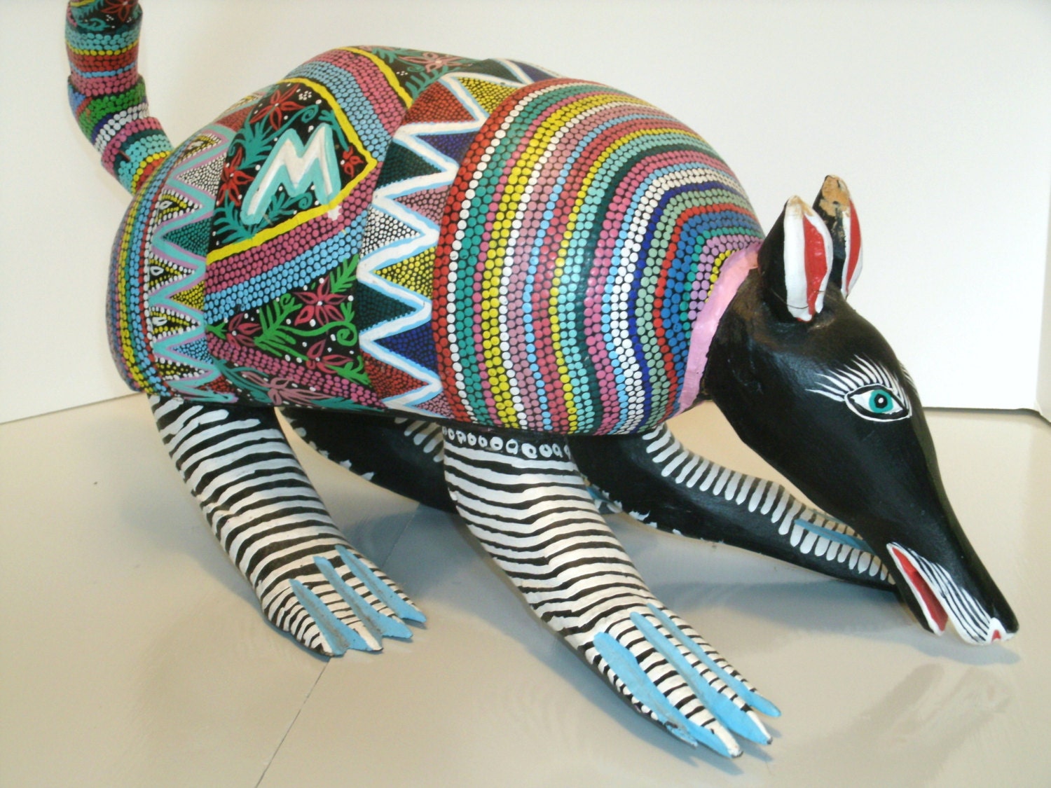 Large Mexican Folk Art Sculpture Wood by TheProfessorsAttic