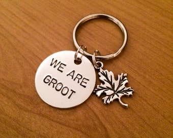 WE ARE GROOT keychain -Guardians of the Galaxy keychain