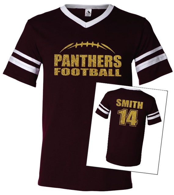 Items similar to FOOTBALL SHIRT. Team Football. Mascot Football. VNeck