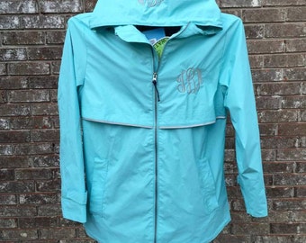 Charles River Rain Jackets with Monogram