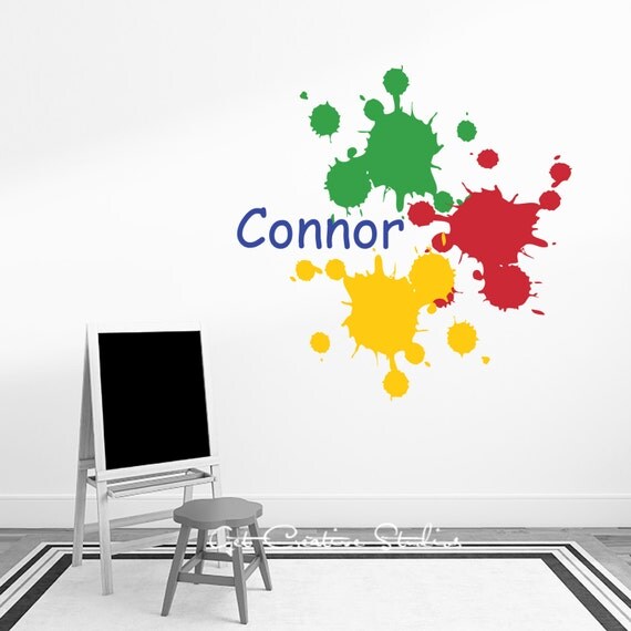 Paint Wall Decal Paint Decal Paint Splatter Decal Paint Ball