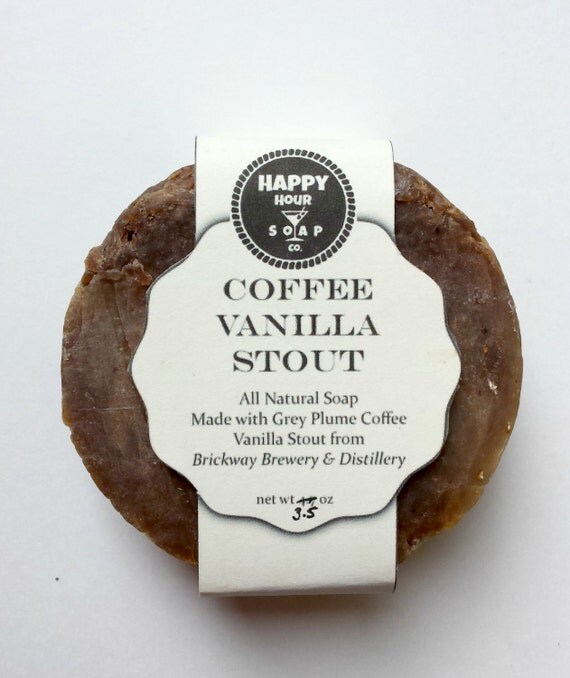 Shaving Soap Coffee Vanilla Stout Beer Soap Made from