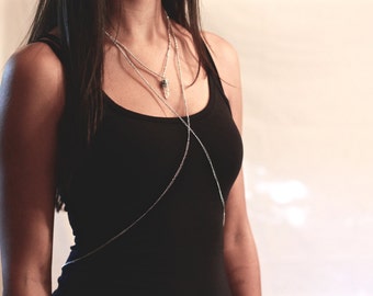 Danikah - Quartz Double Drape Body Chain