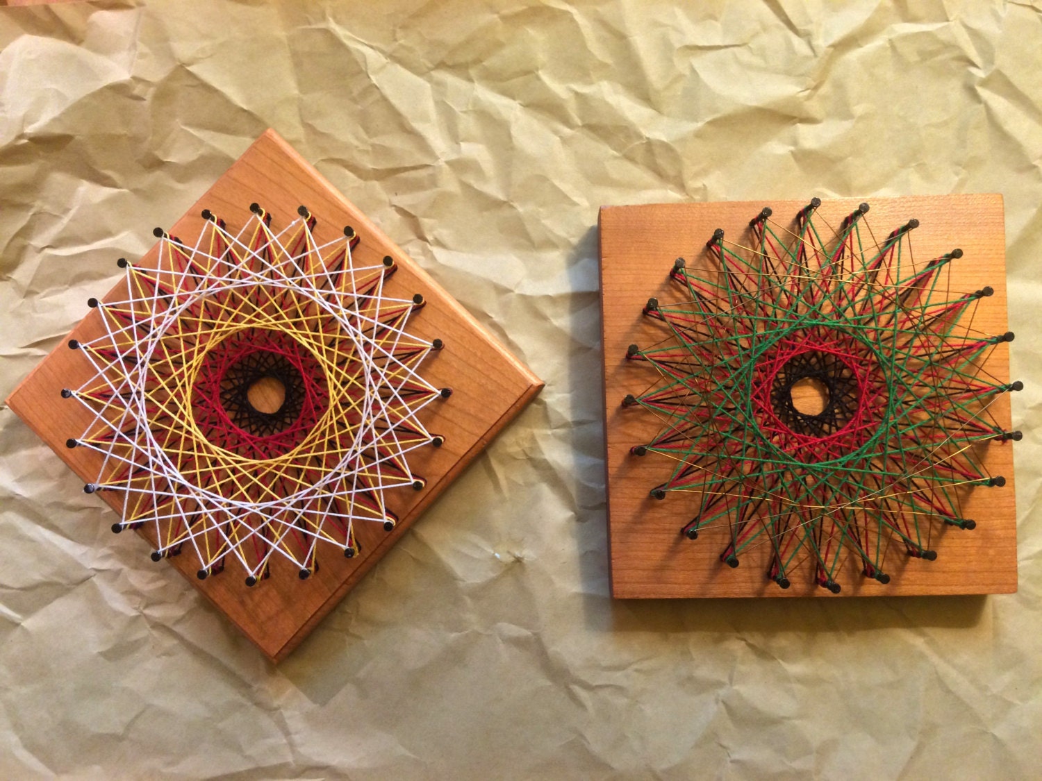 Geometric Pattern String Art