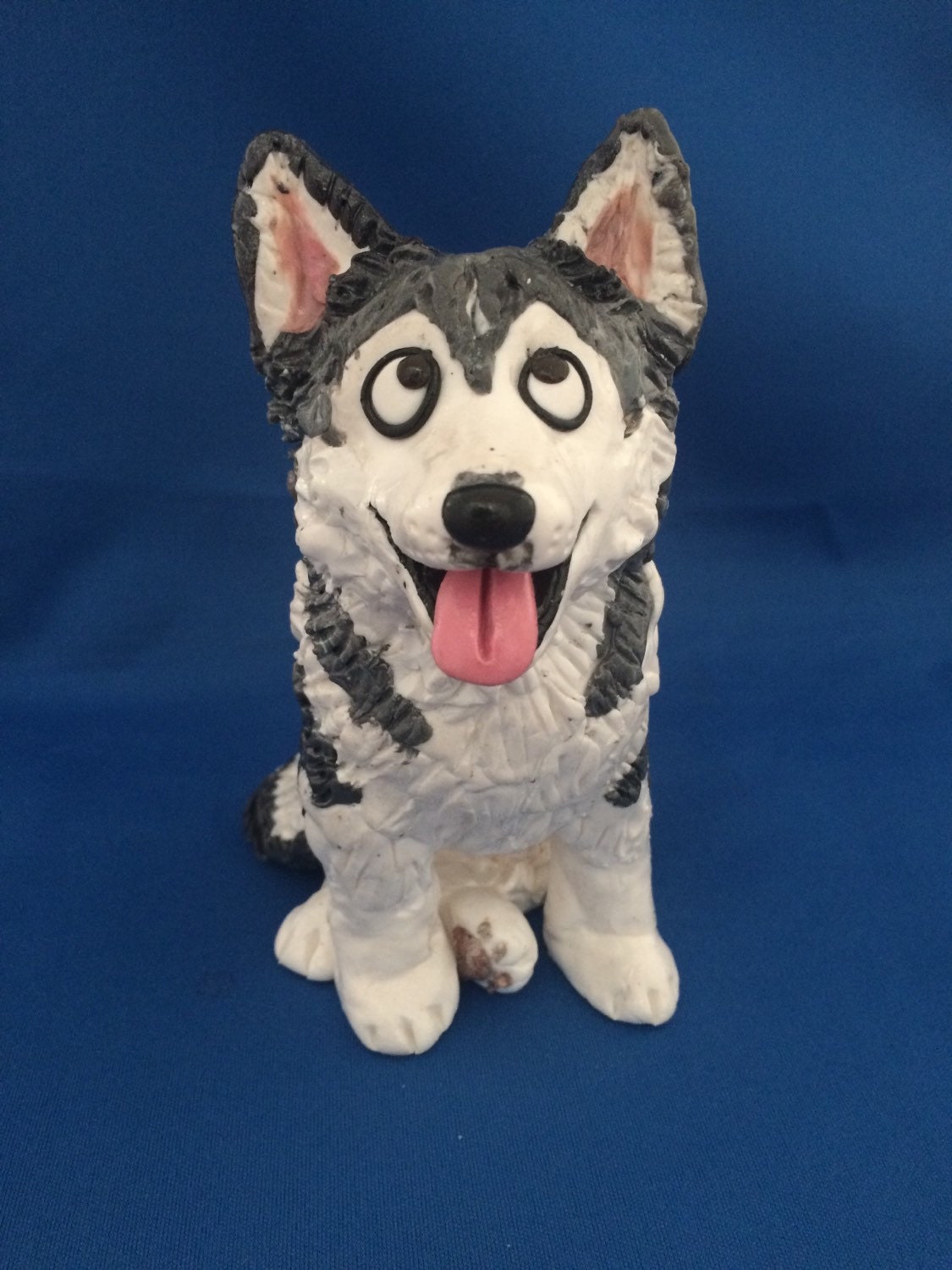Siberian Husky dog figurine
