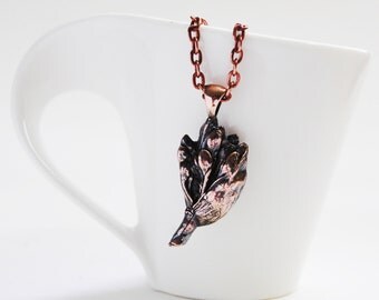 Blooming Allium pendant necklace *nature-inspired jewelry*