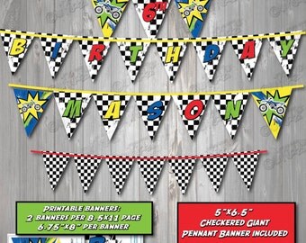 Dirt Bike Birthday Banner, DIY Dirt Bike Party Banner, Printable Dirt Bike Banner, Dirtbike Birthday Banner, Dirt Bike Party Decoration