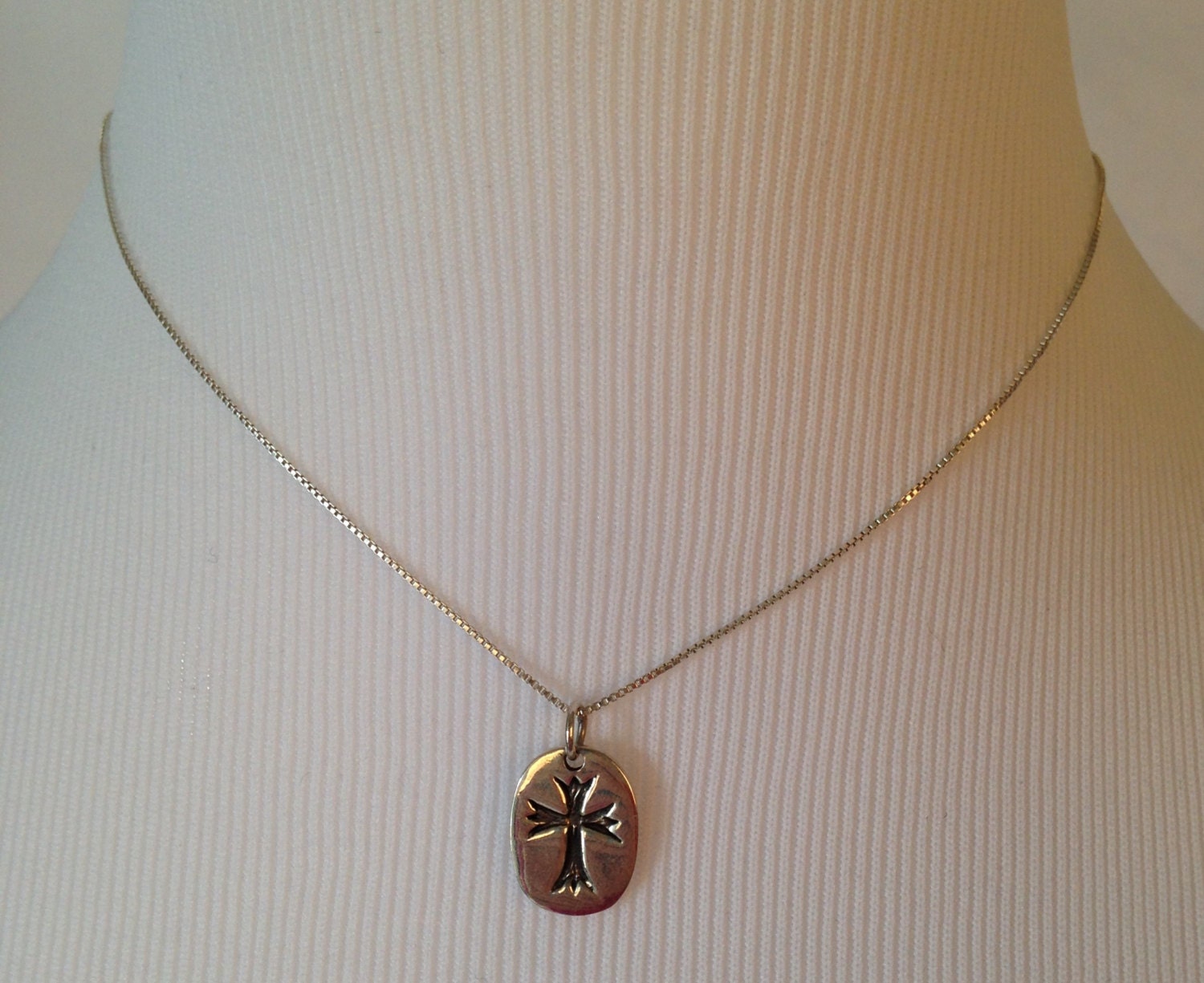 Cross Necklace // Italian Sterling Silver // Pendant // 925