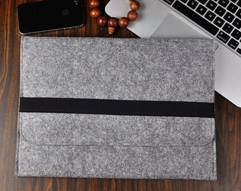 Macbook laptop cover case 12", Macbook sleeve , Felt laptop case 12 inch, 12 macbook case, macbook case , gray bag,Christmas gift, 3A35
