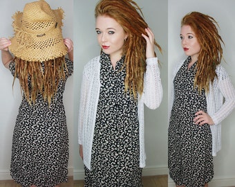 Black Marguerite Dress