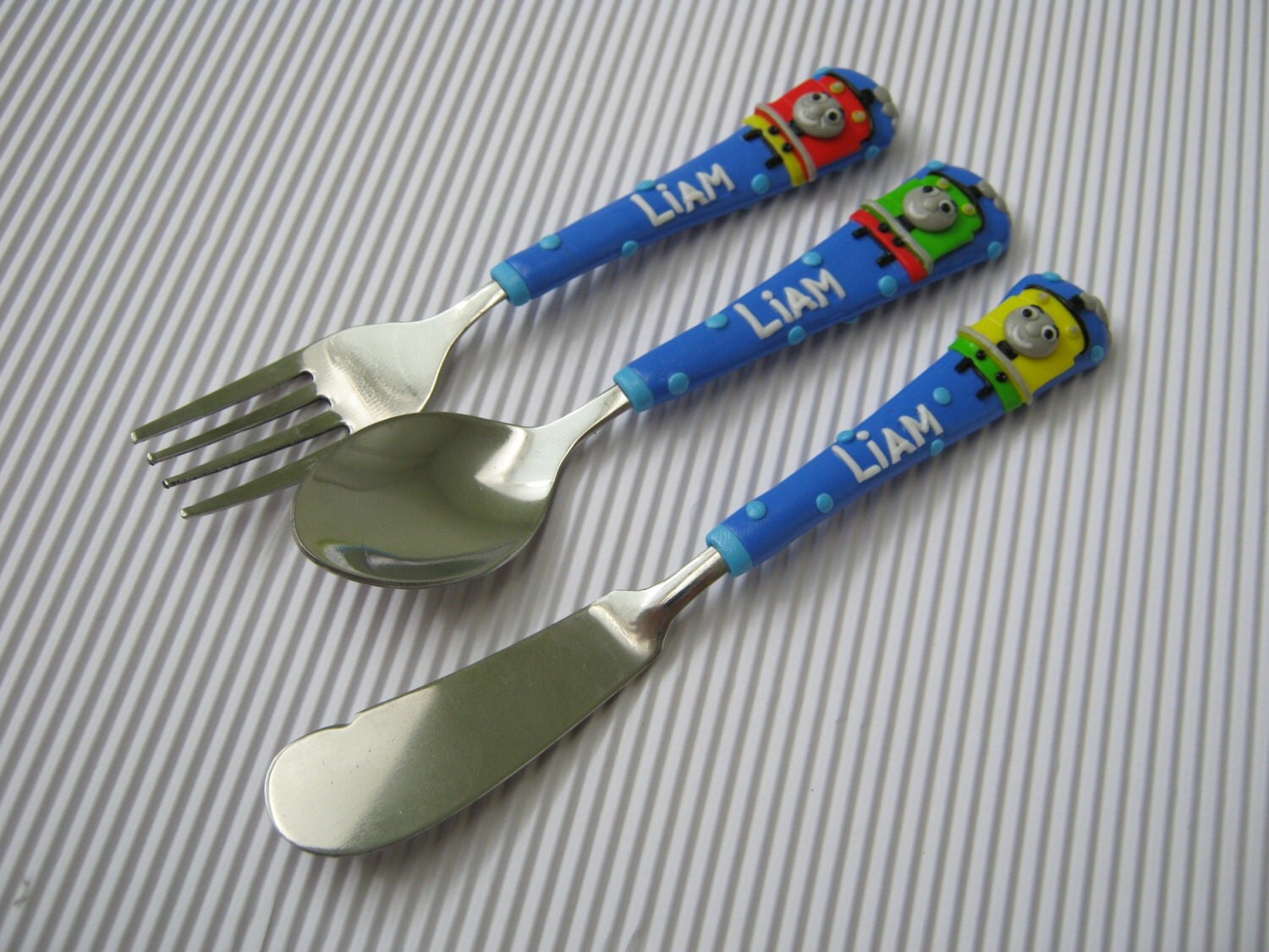 Children's Flatware Set. Personalized Cutlery for