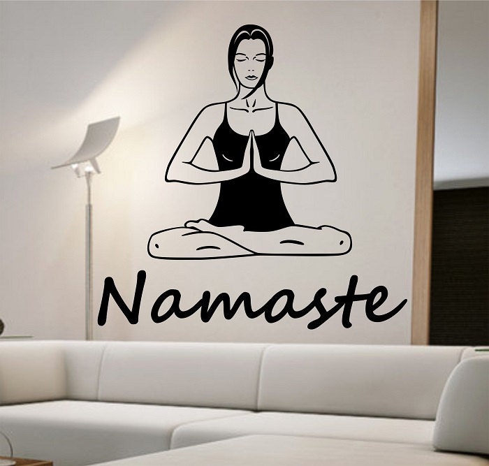 Namaste Wall Decal Vinyl Sticker Art Decor Bedroom Design