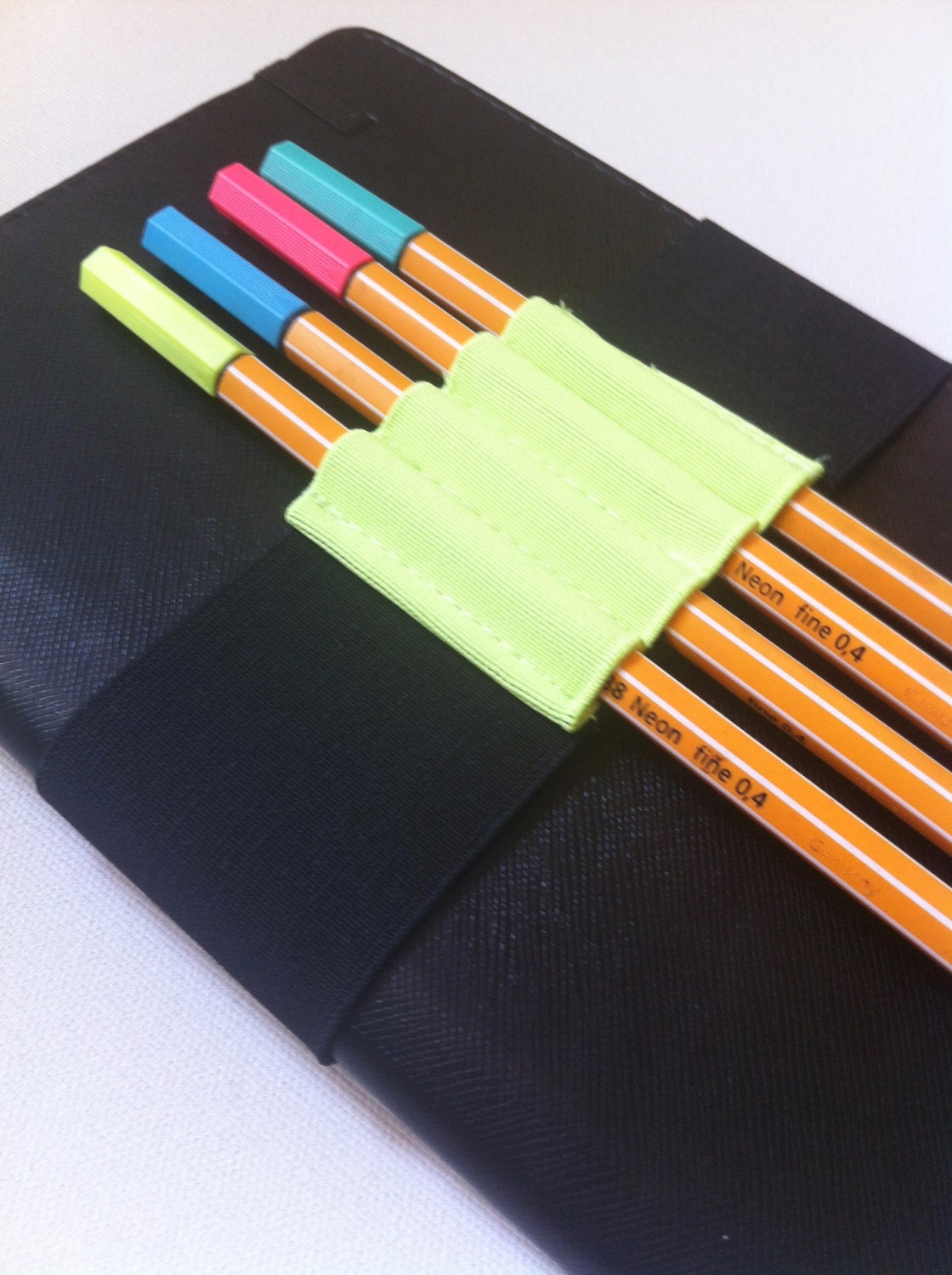 Journal Pen Holder Pen Holder Planner Band Pen by WrapSodic