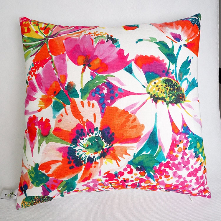 Floral pillow Floral pillow cover Floral by HomeDecorYi on Etsy
